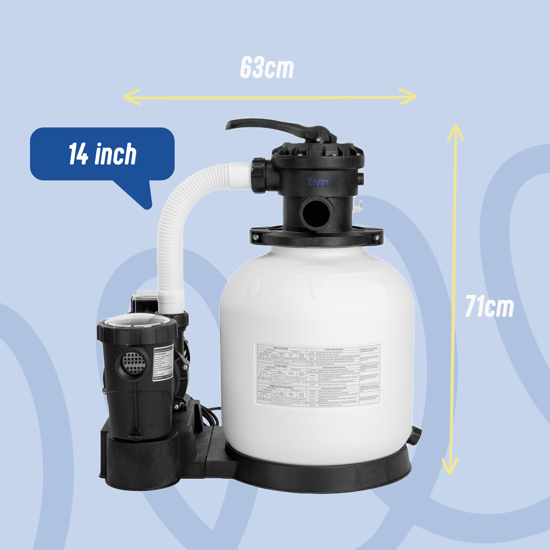 Sandfilter pumpe 14 Zoll