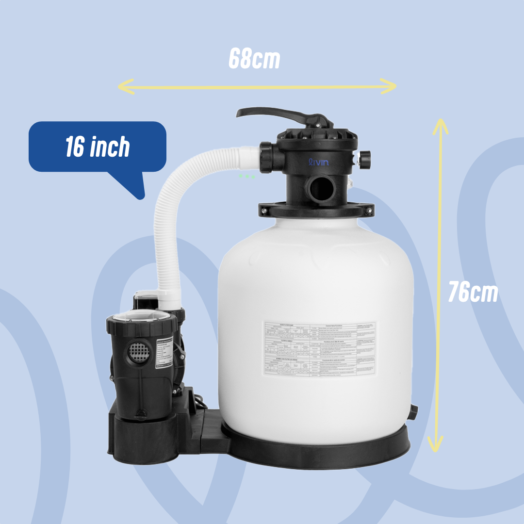 Sandfilter pumpe 16 Zoll