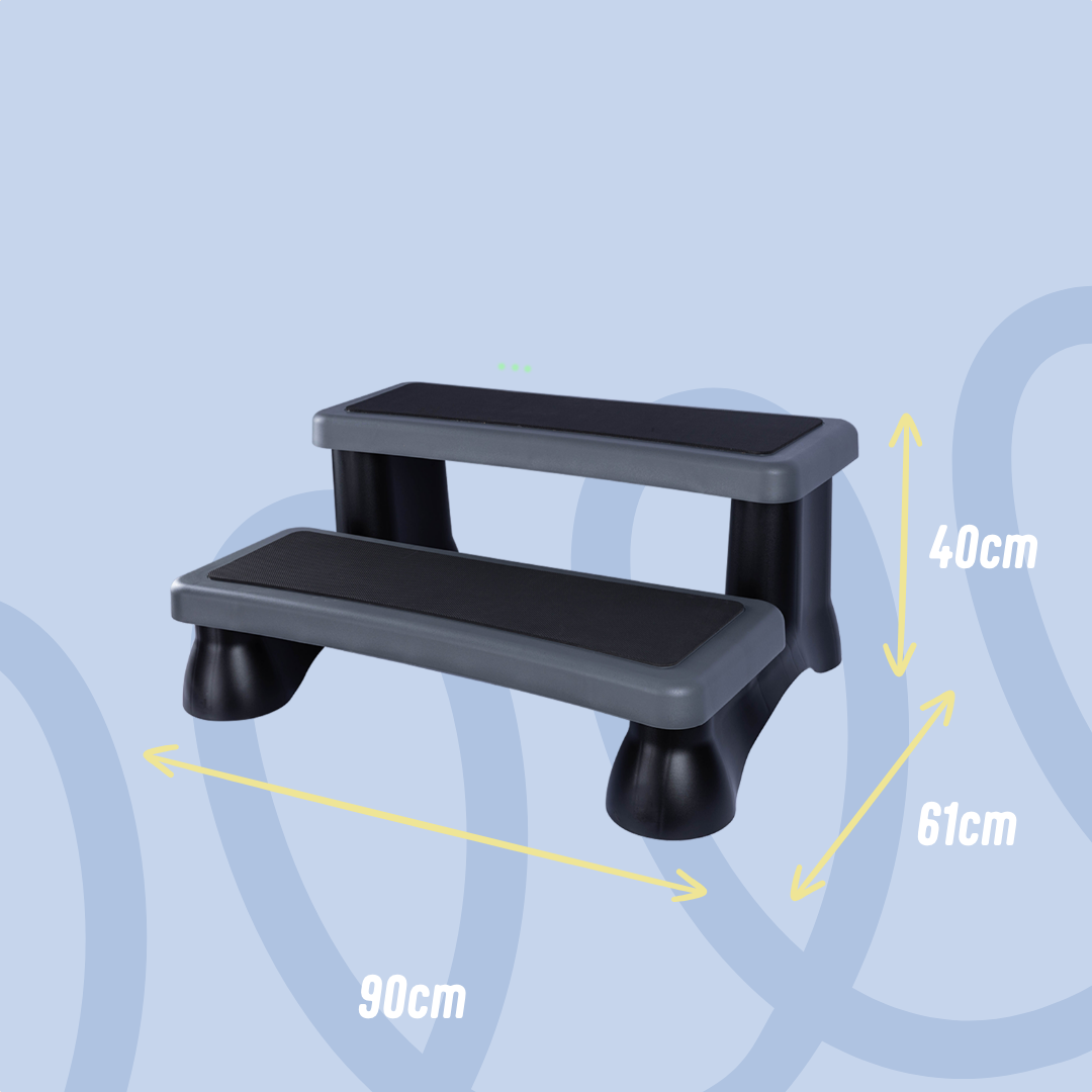 Luxe Spa Trap Antislip - Grijs