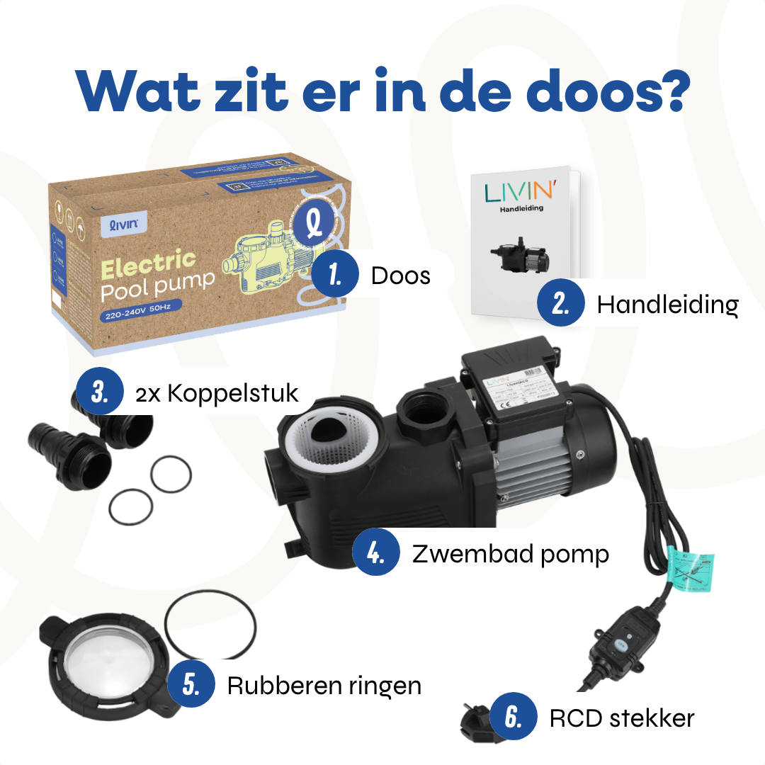 Zwembad filterpomp - 10m3