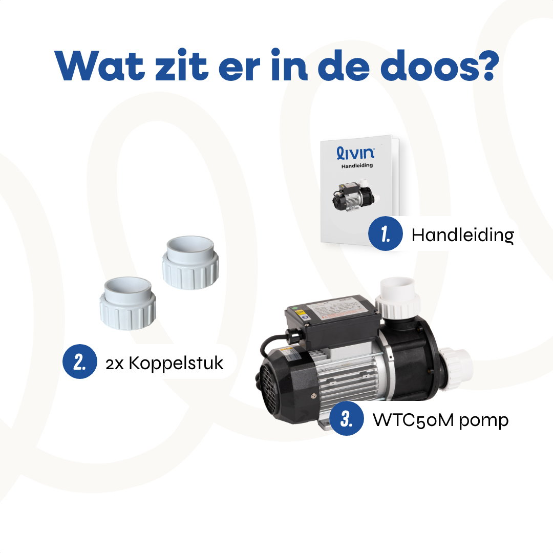 LX WTC50M circulatiepomp geschikt voor Sunspa en andere merken