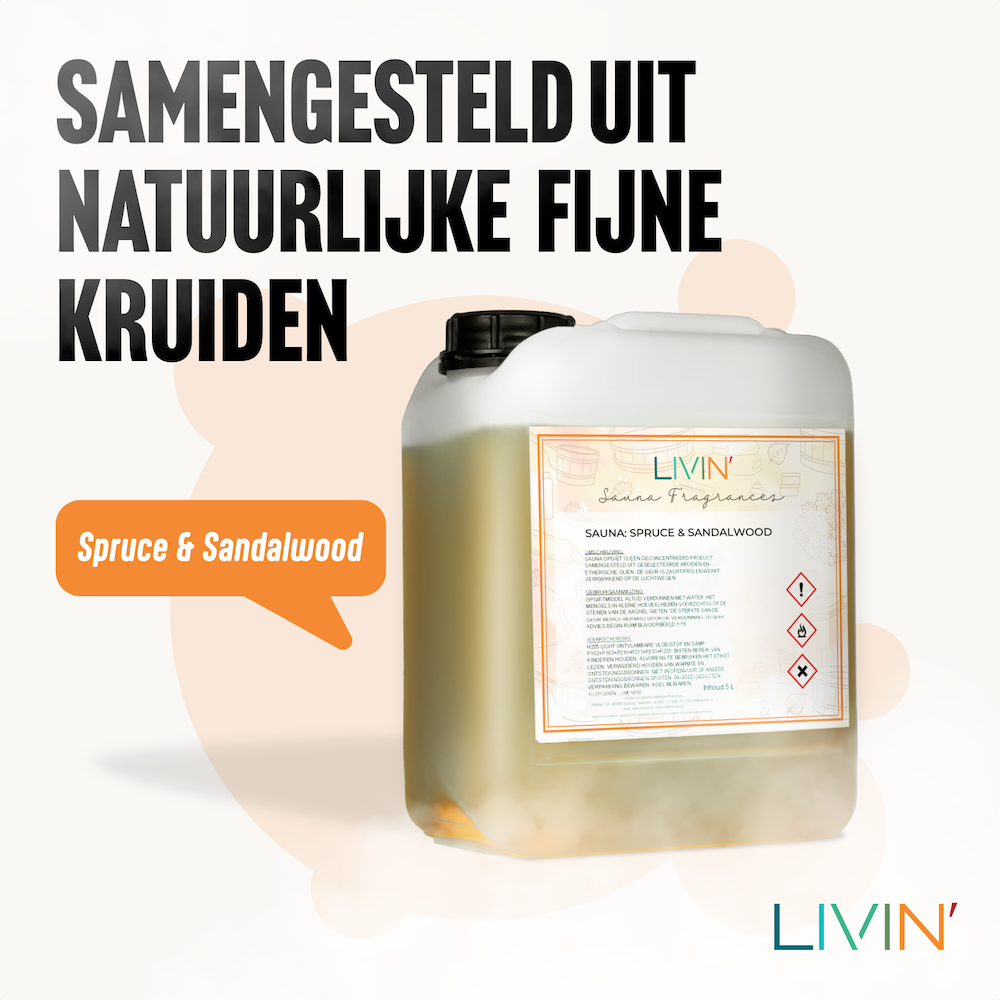 Saunaaufguss Fichte & Sandelholz - 5L