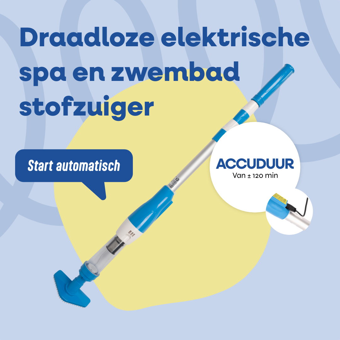 Elektrische spa- en zwembadstofzuiger Pro