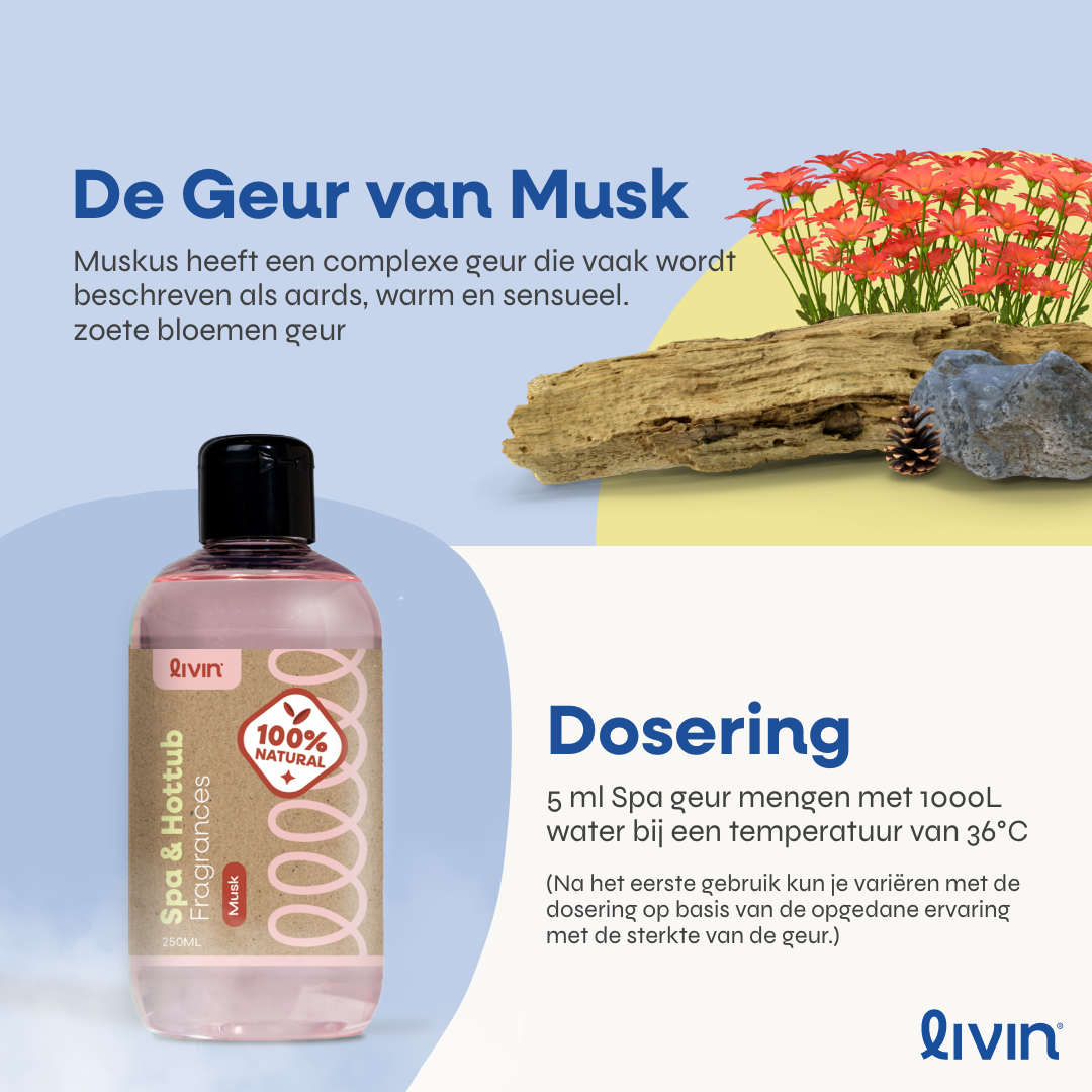 Spa-Duft Moschus – 250 ml