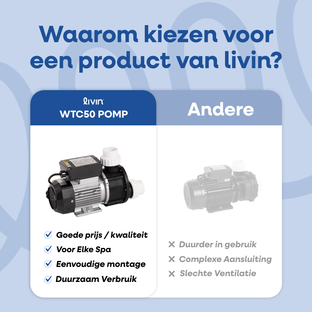 Waarom kiezen voor de LX WTC50M pomp voor spa’s en jacuzzi’s?
