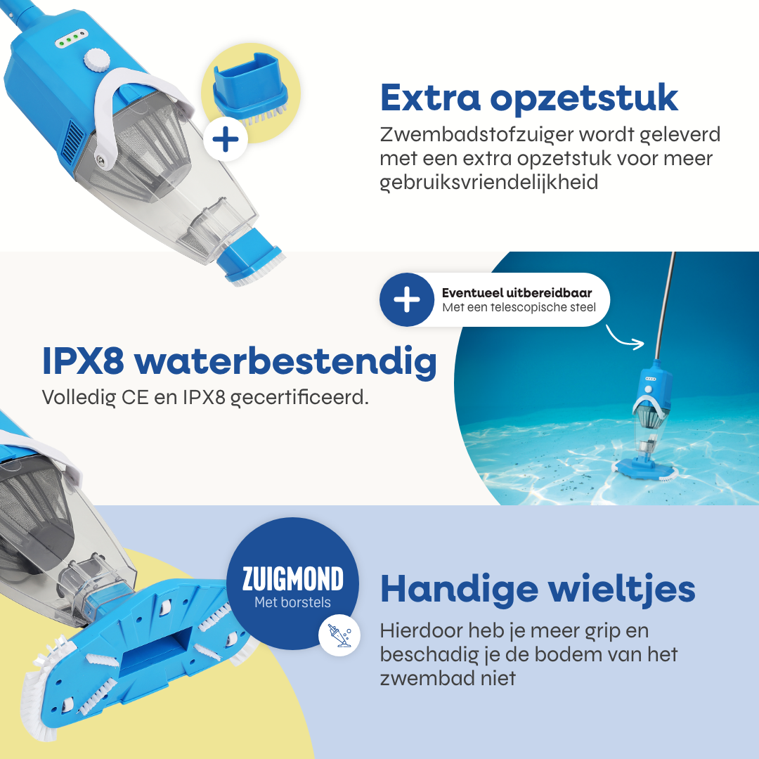 Drahtloser elektrischer Spa-und Pool-Staubsauger