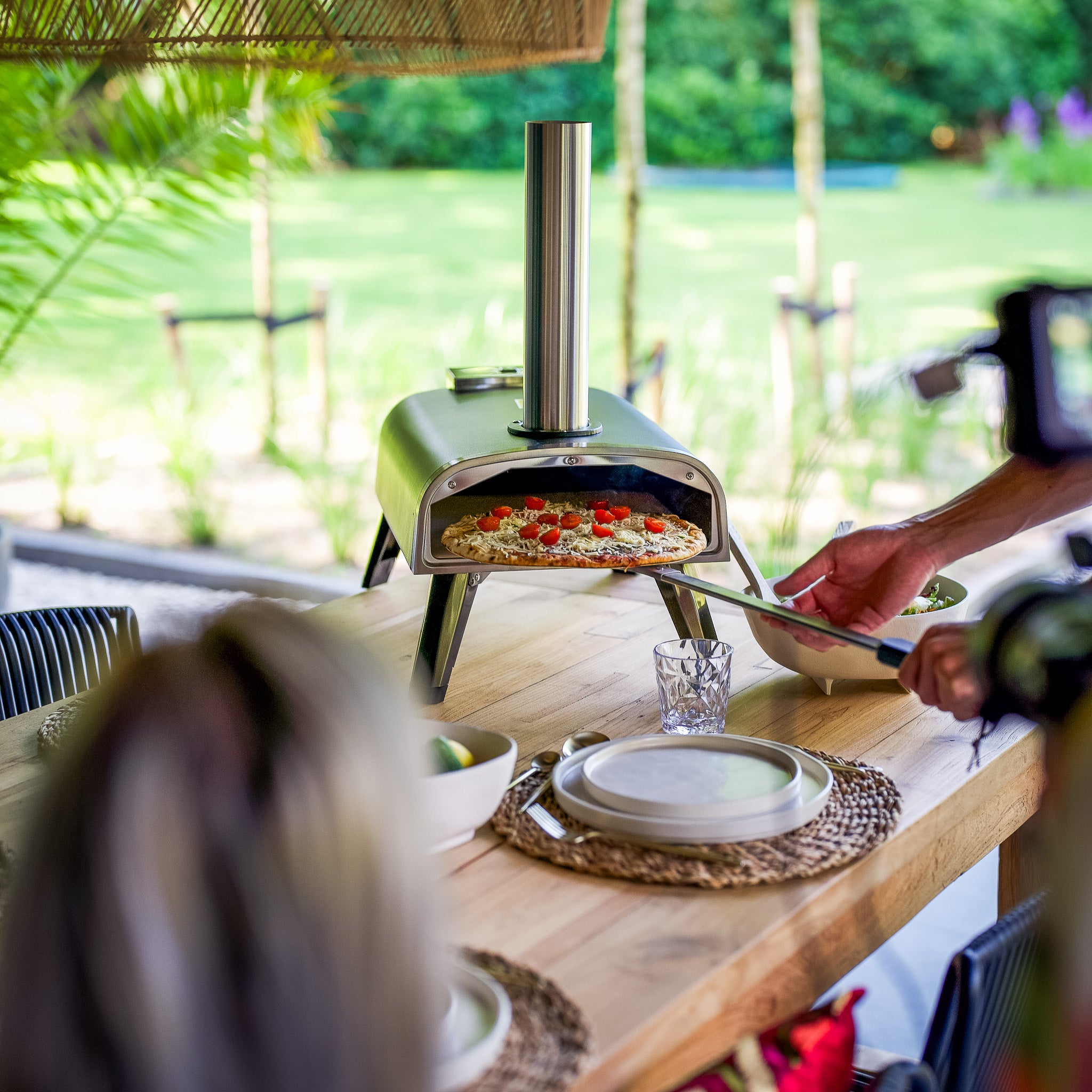 Pizzaofen Palettenholz