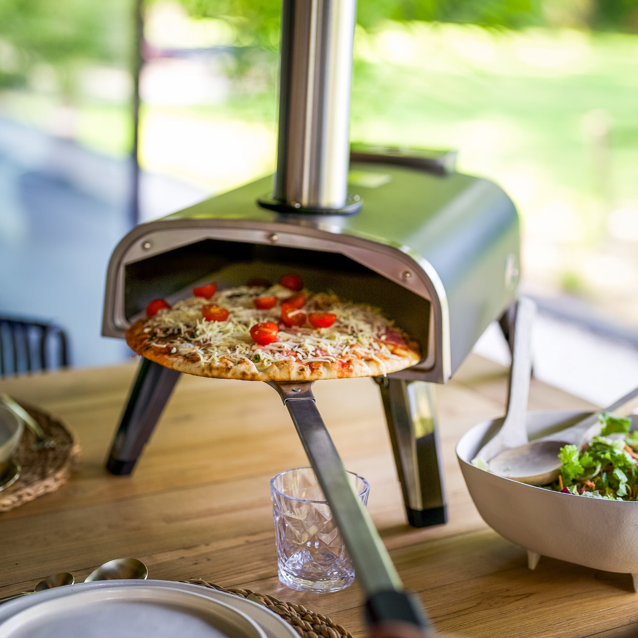 Pizzaofen Palettenholz