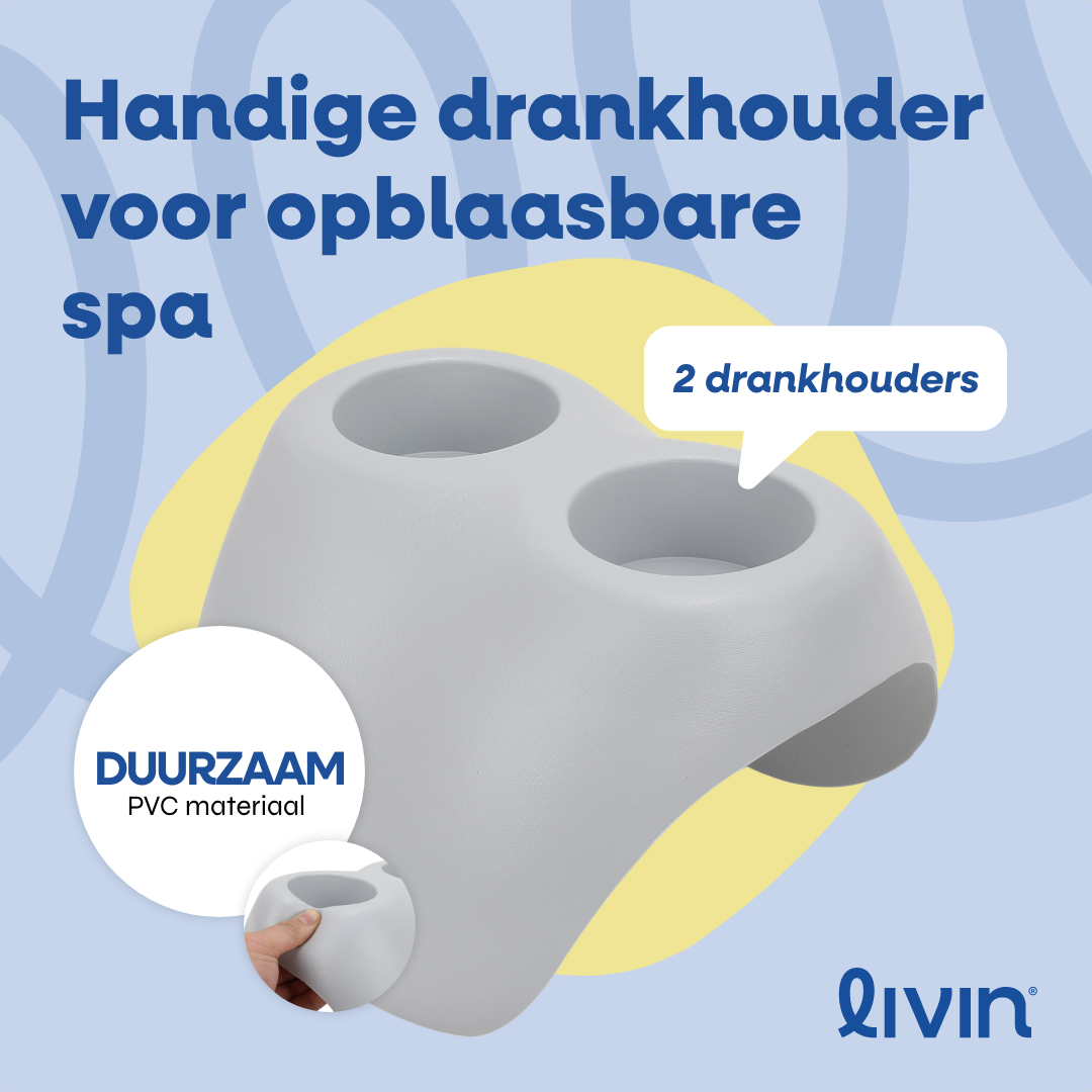 Getränkehalter für aufblasbares Spa – Grau