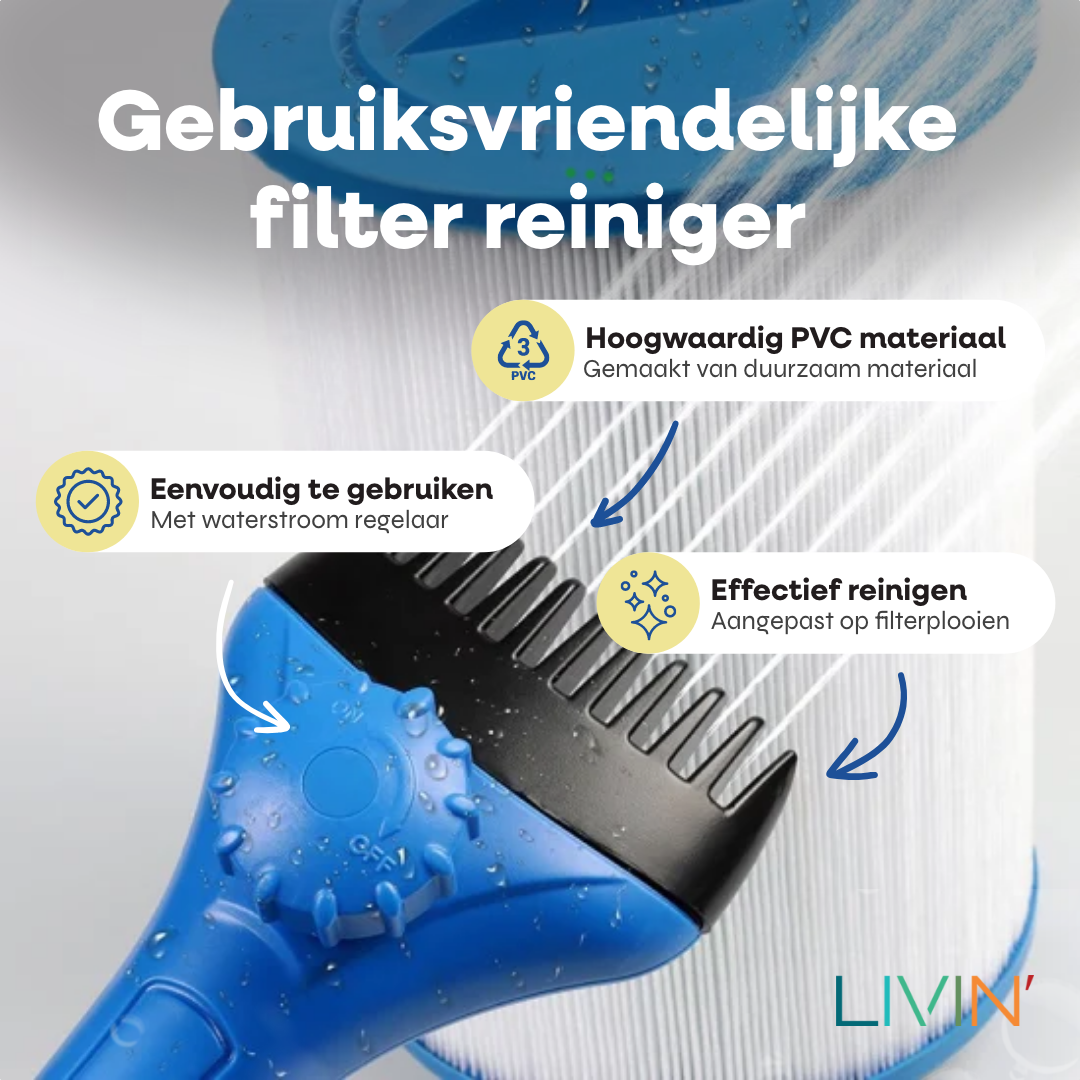 Peigne filtrant pour filtres de piscine et spa