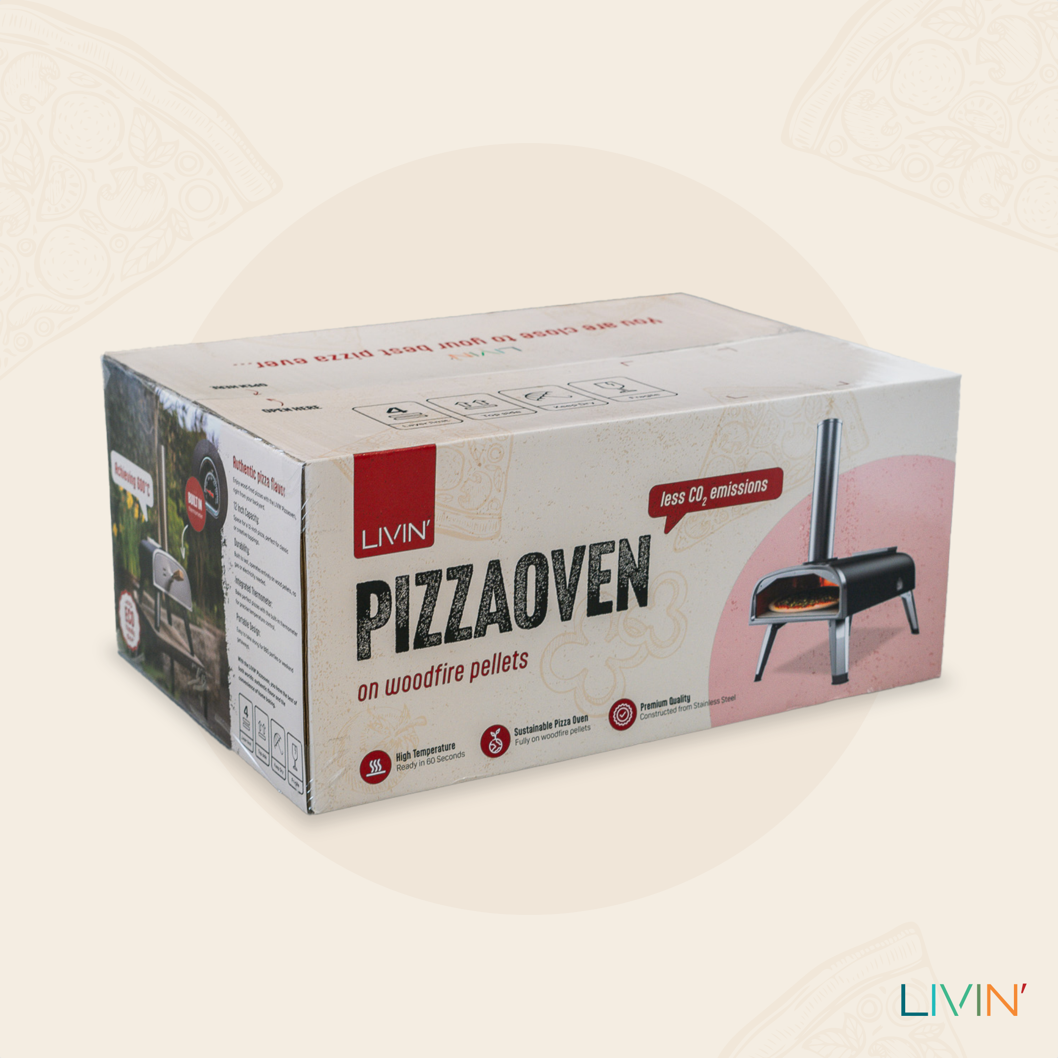 Pizzaofen Palettenholz