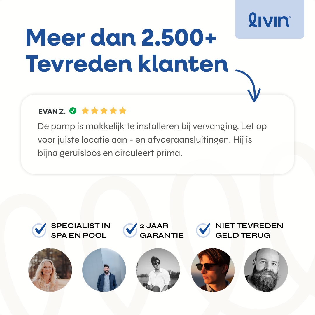 Meer dan 2500 tevreden klanten met de LX LP300 massagepomp met 1 snelheid en energiezuinige prestaties