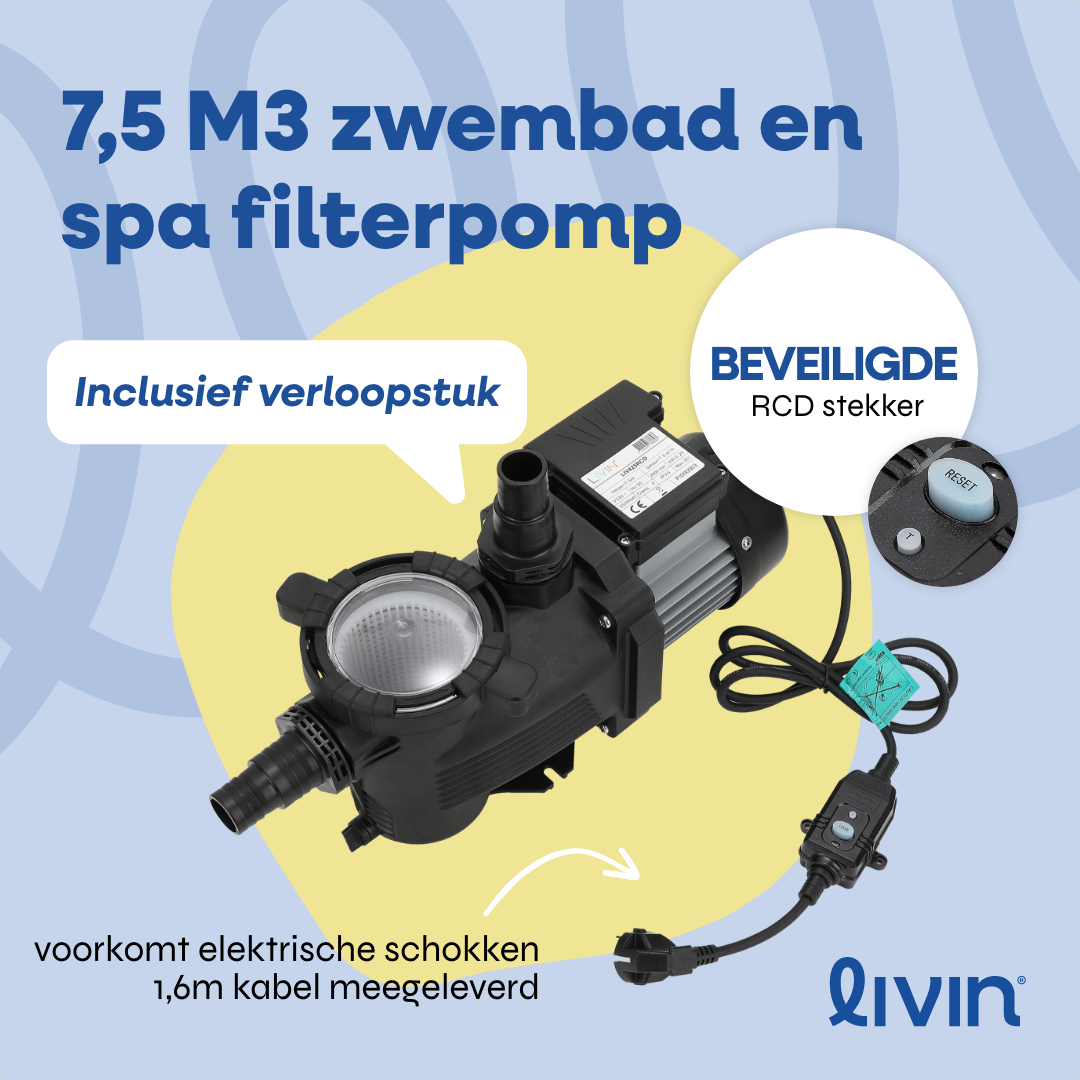 Zwembad filterpomp - 7,5m3