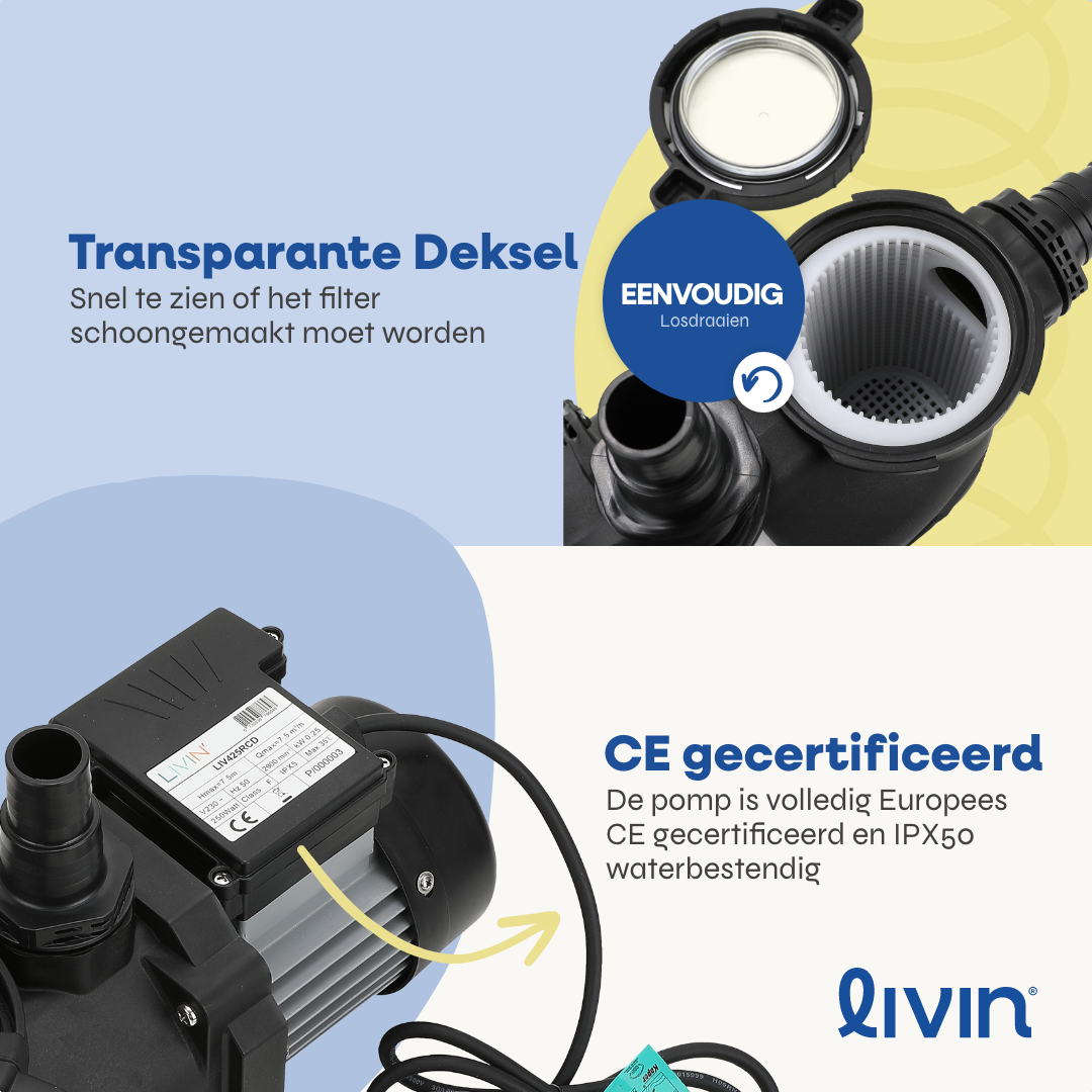 Zwembad filterpomp - 11m3