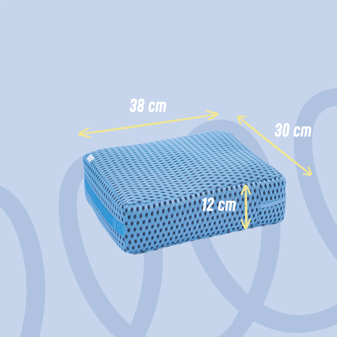 Spa Zitkussen - Vierkant (Blauw, Grijs, Beige)