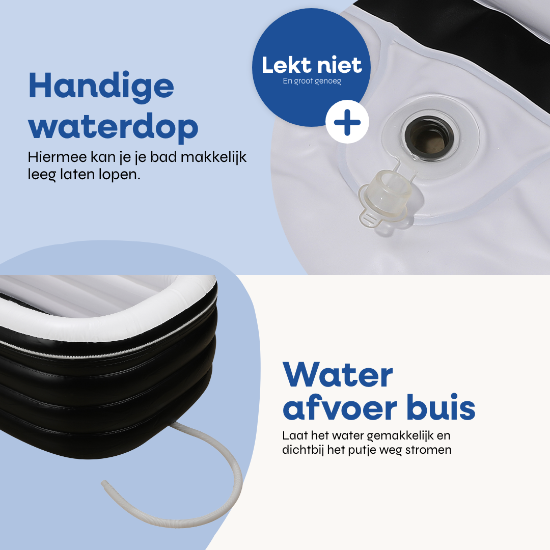 Royal Opblaasbaar Bad - Zwart