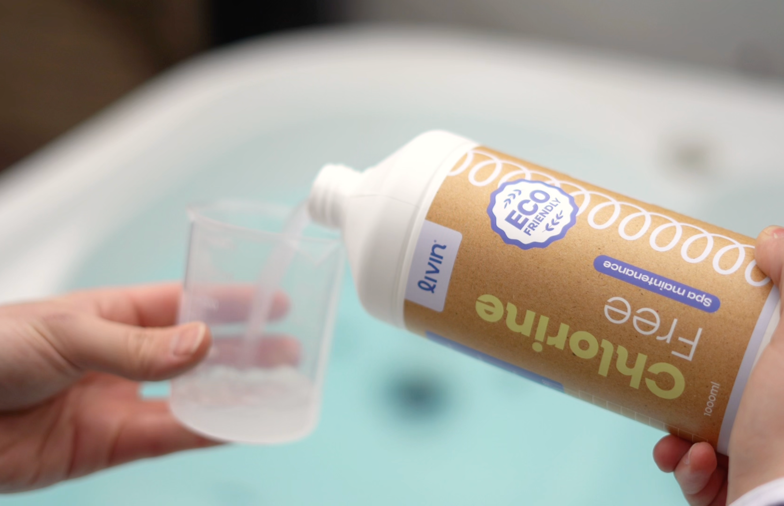 SpaReady chloorvrij spa onderhoud pakket inclusief maatbeker