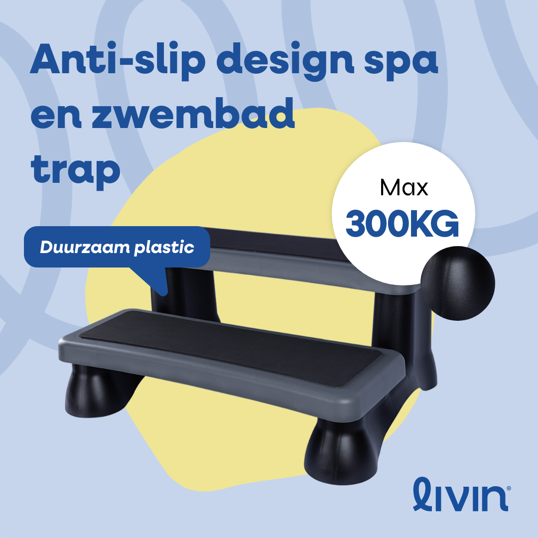 Luxe Spa Trap Antislip - Grijs