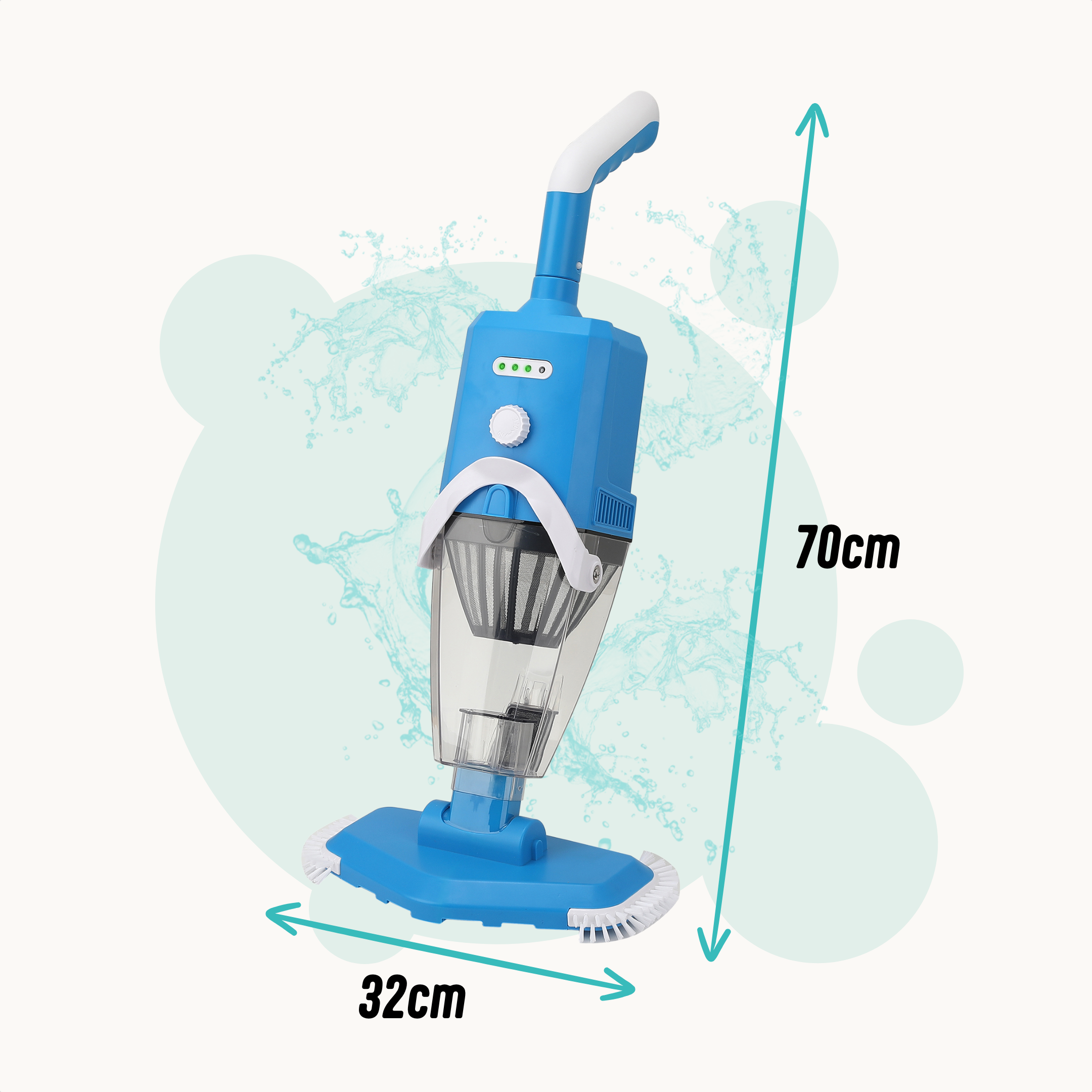 Wireless Electric Spa and Pool Vacuum Cleaner