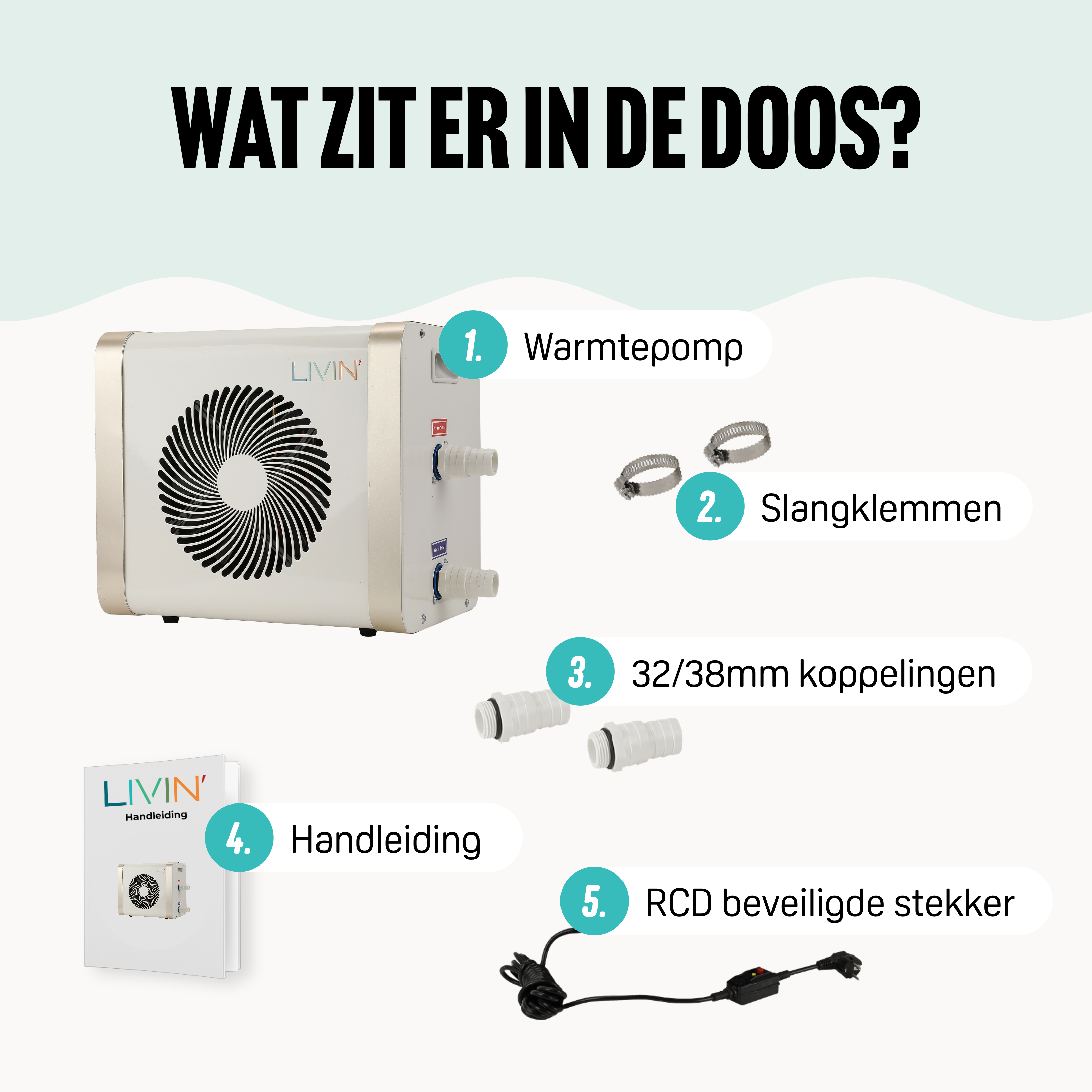 Mini Zwembad Warmtepomp 4KW