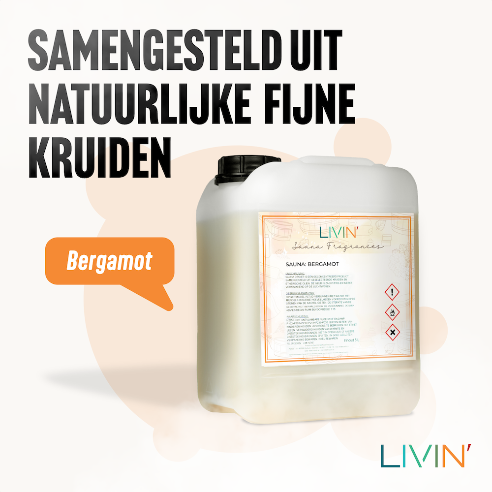 Sauna Opgietmiddel Bergamot - 5L