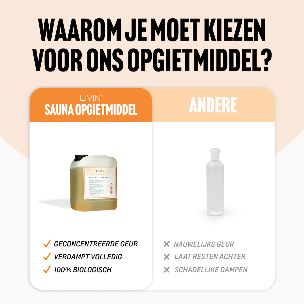 Sauna Opgietmiddel Spar & Sandalwood - 5L