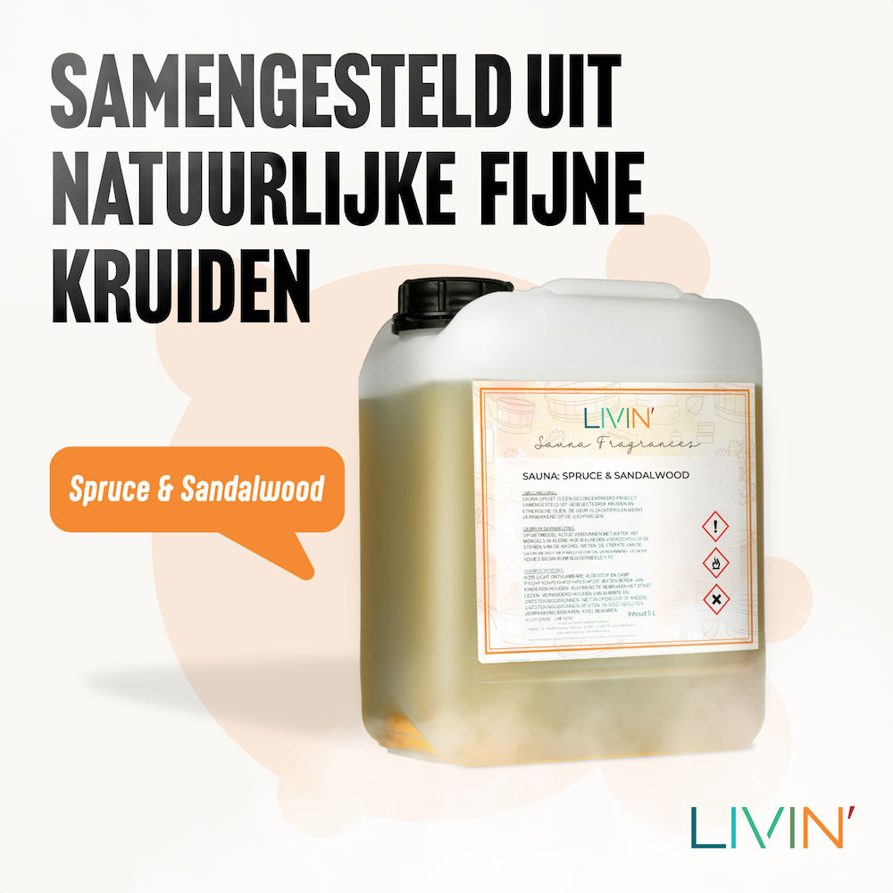 Sauna Opgietmiddel Spar & Sandalwood - 5L