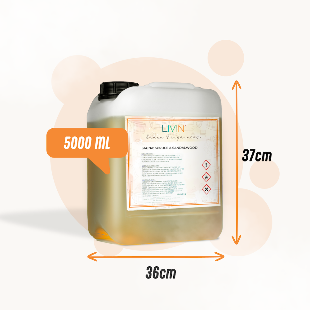 Infusion Sauna Épicéa &amp; Bois de Santal - 5L