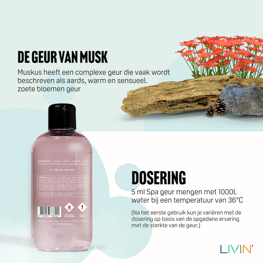 Spa Geur Musk - 250ML