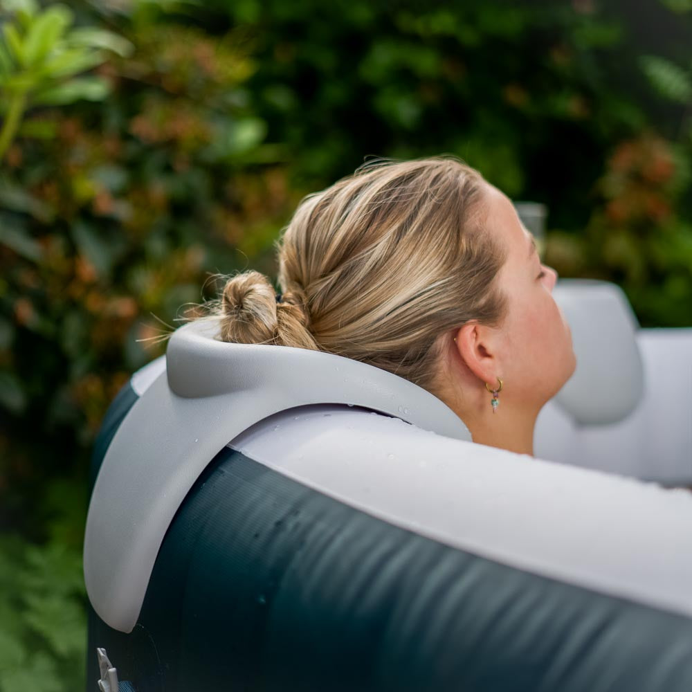 Inflatable Spa Neck Pillow-Grey