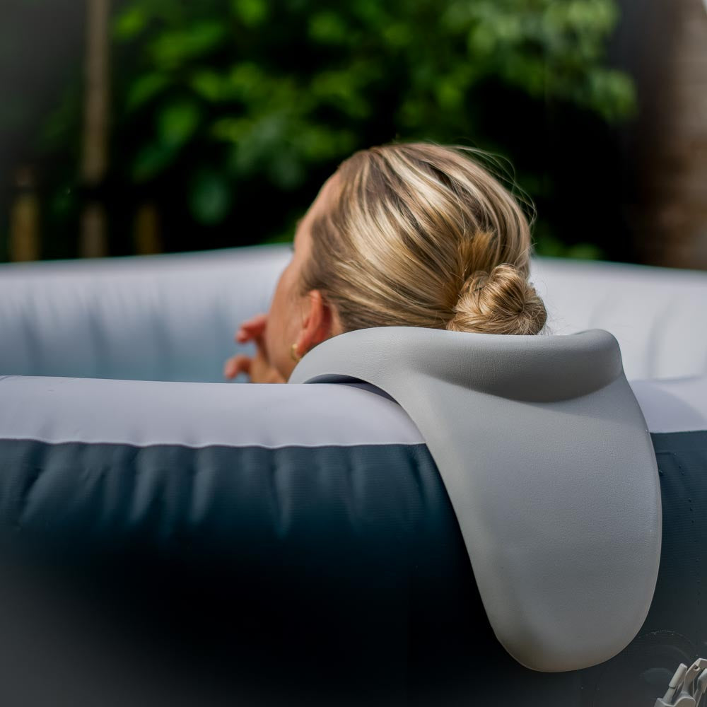 Inflatable Spa Neck Pillow-Grey