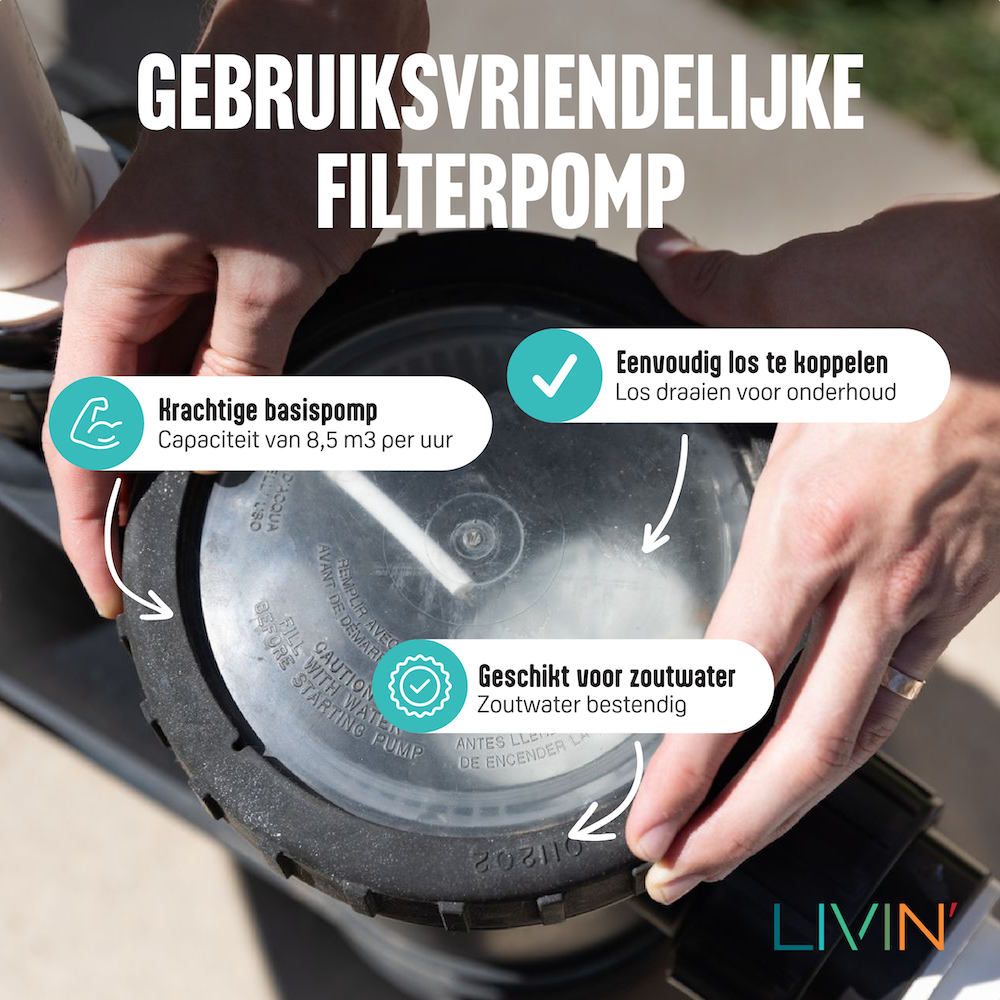 Zwembad filterpomp - 11m3
