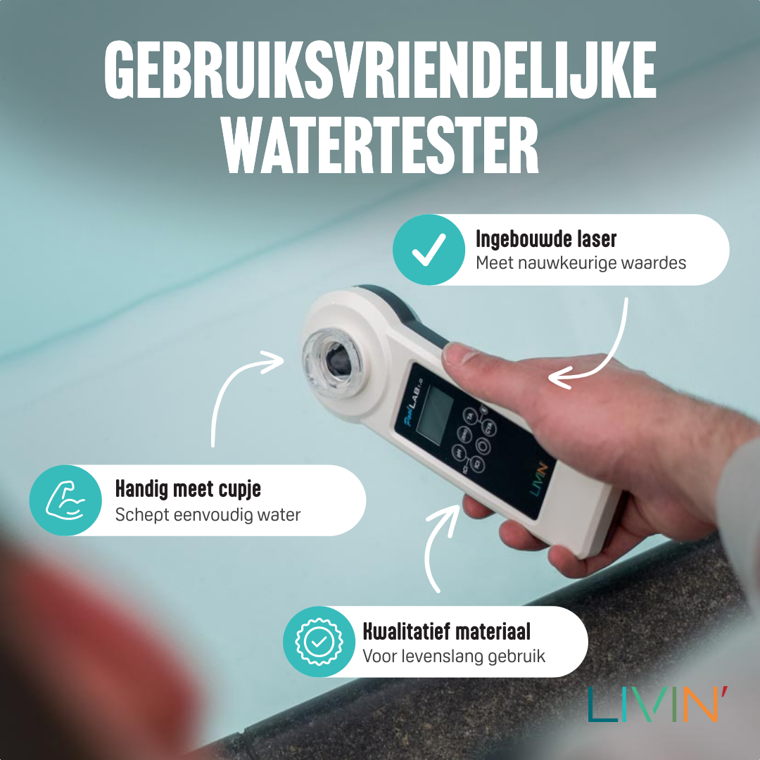 Poollab 1.0 Digital Swimming Pool Water Tester