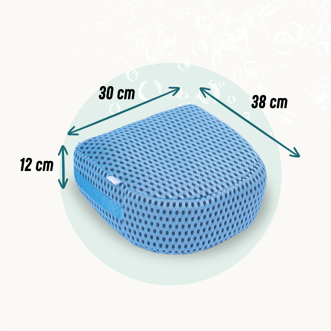 Spa Seat Cushion - Half Round (Blue, Gray, Beige)
