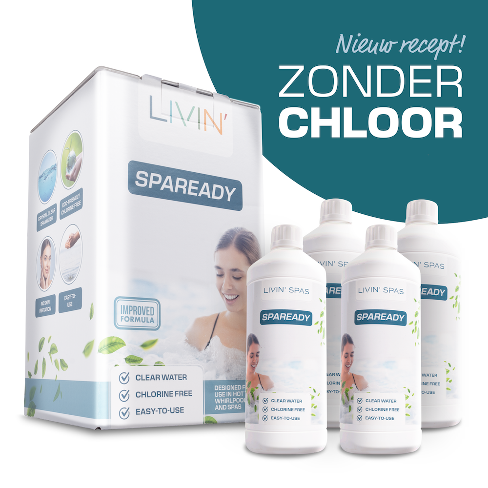 SpaReady Chlorine Free Water Care For Spas &amp; Hottubs - 1L Bottle