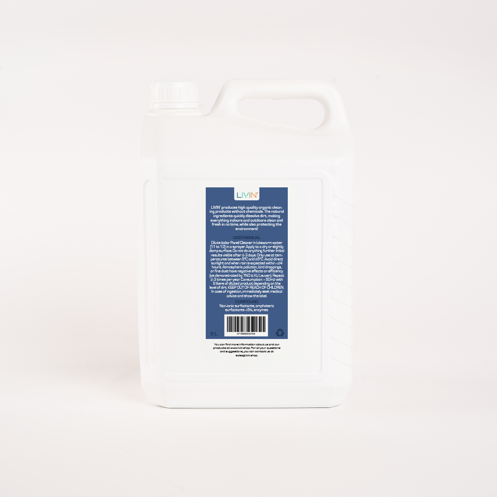 Nettoyant Bio pour Panneaux Solaires - 5L